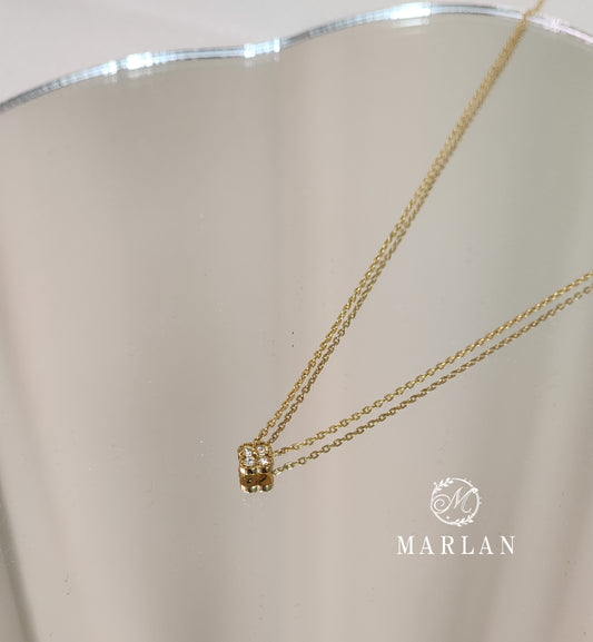 Mini Happiness Clover Necklace