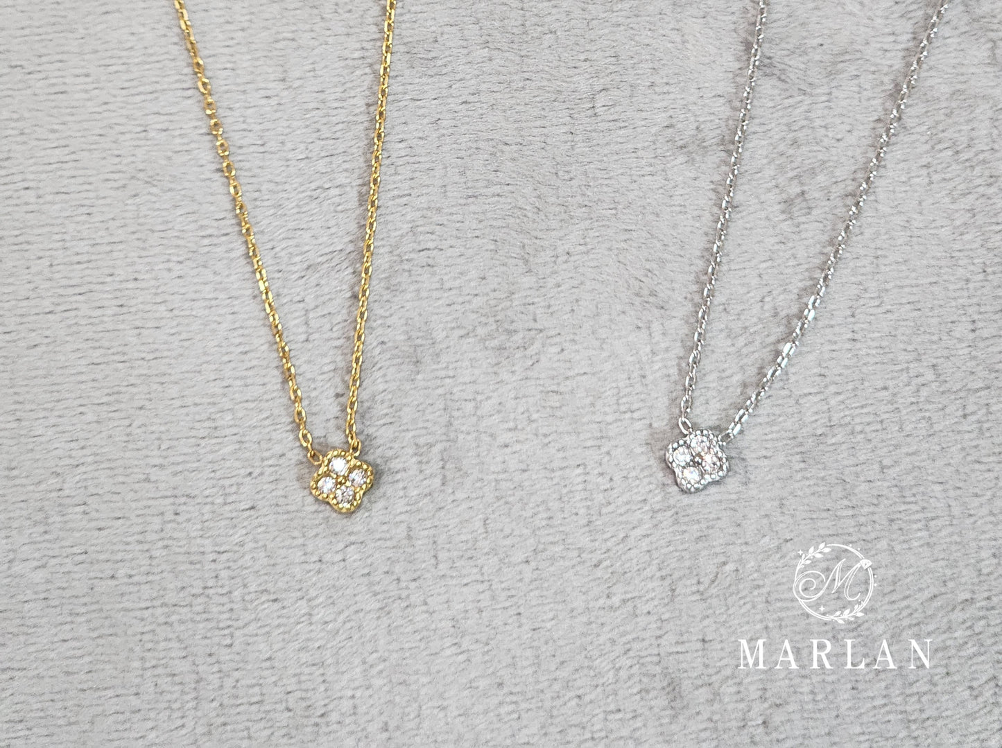 Mini Happiness Clover Necklace