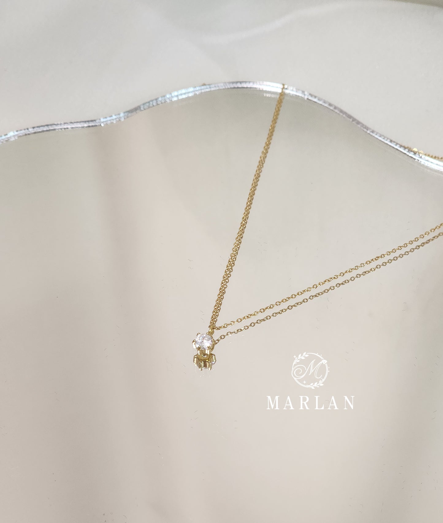 ZC Studs Necklace 4mm