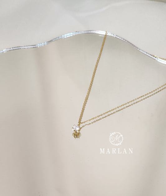 ZC Studs Necklace 4mm