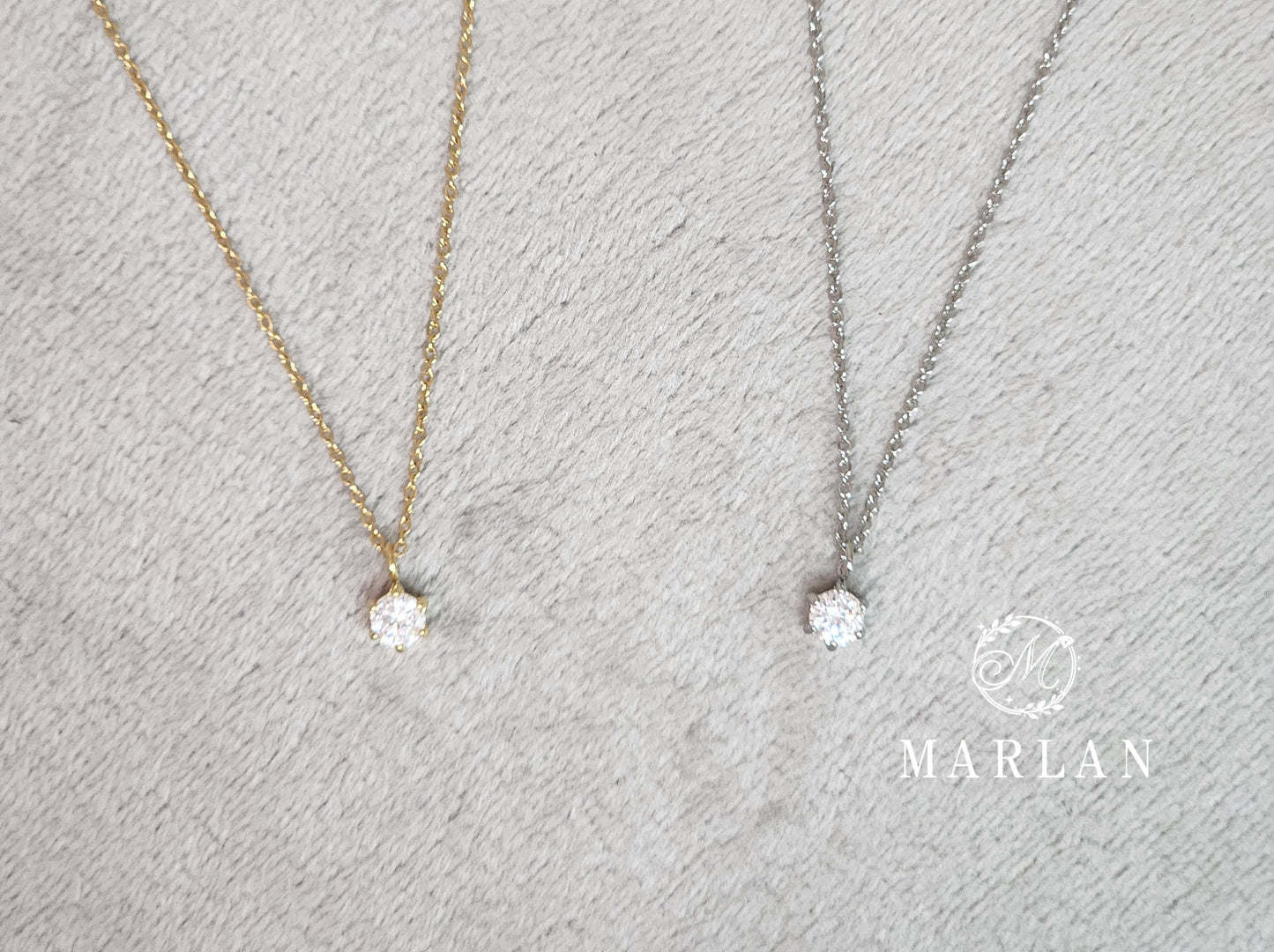 ZC Studs Necklace 4mm