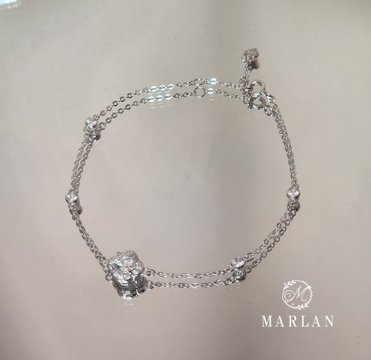 Moissanite Brilliant Flora Bracelet(0.5ct)