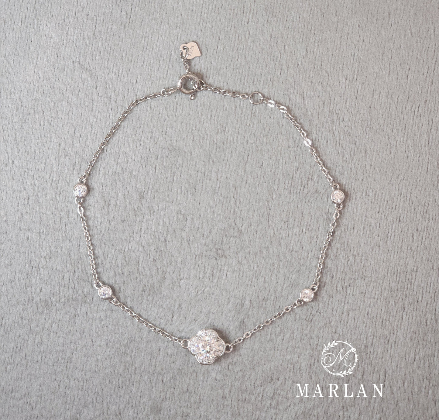 Moissanite Brilliant Flora Bracelet(0.5ct)