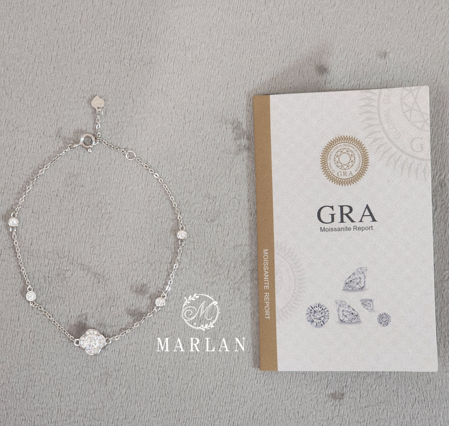 Moissanite Brilliant Flora Bracelet(0.5ct)