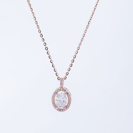 モアサナイト　ブリリアント　メリア　1ct　ネックレス