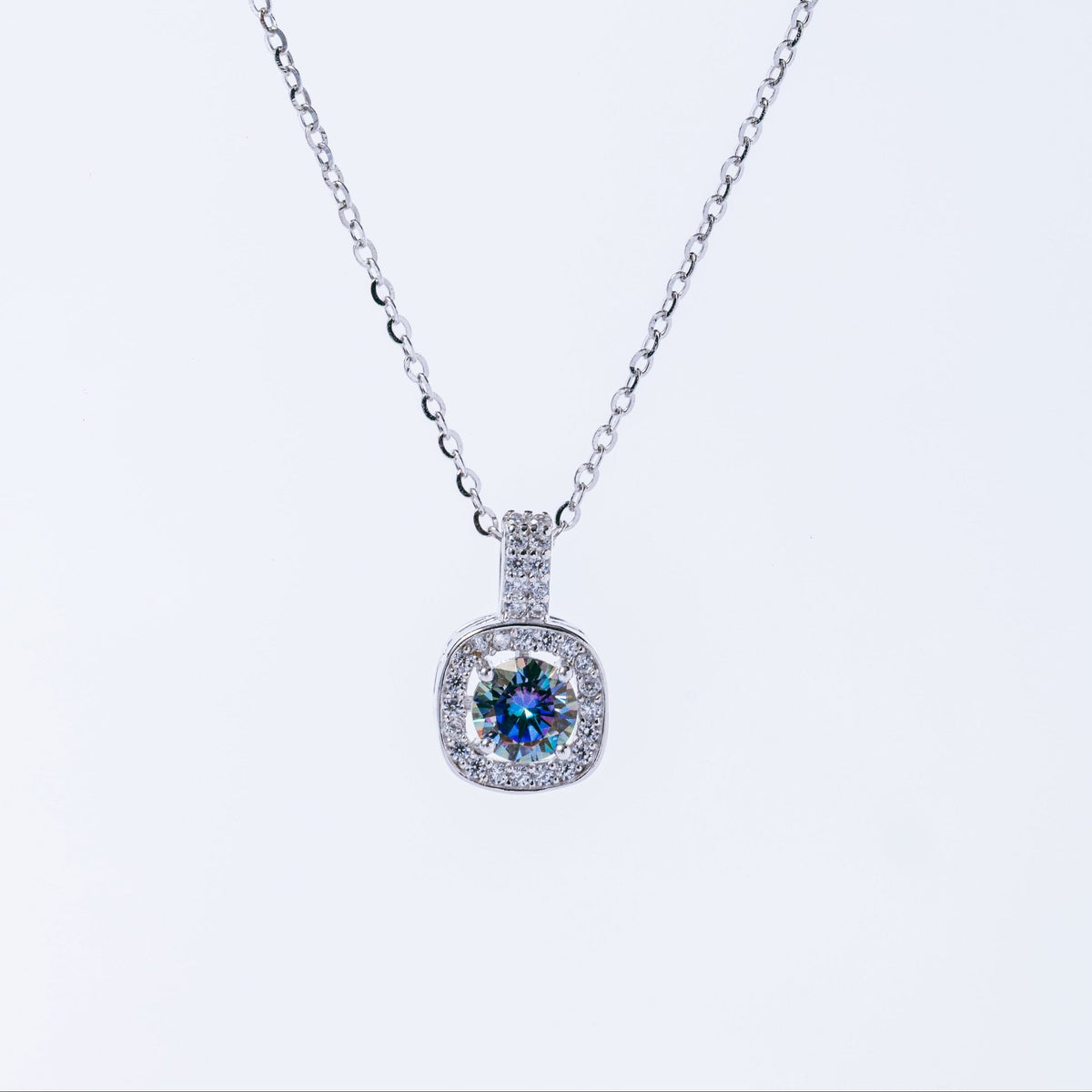 モアサナイト ブリリアント オーロラ ボレアリス ハロー セット（0.5ct）