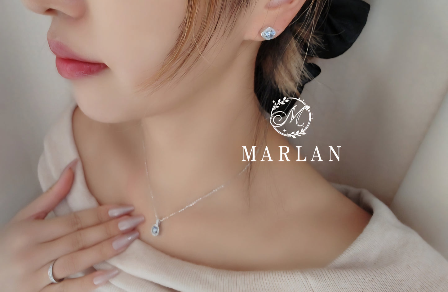 Moissanite Brilliant Aurora Borealis Halo Set(0.5ct)