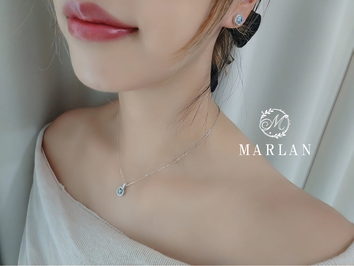 Moissanite Brilliant Aurora Borealis Halo Set(0.5ct)