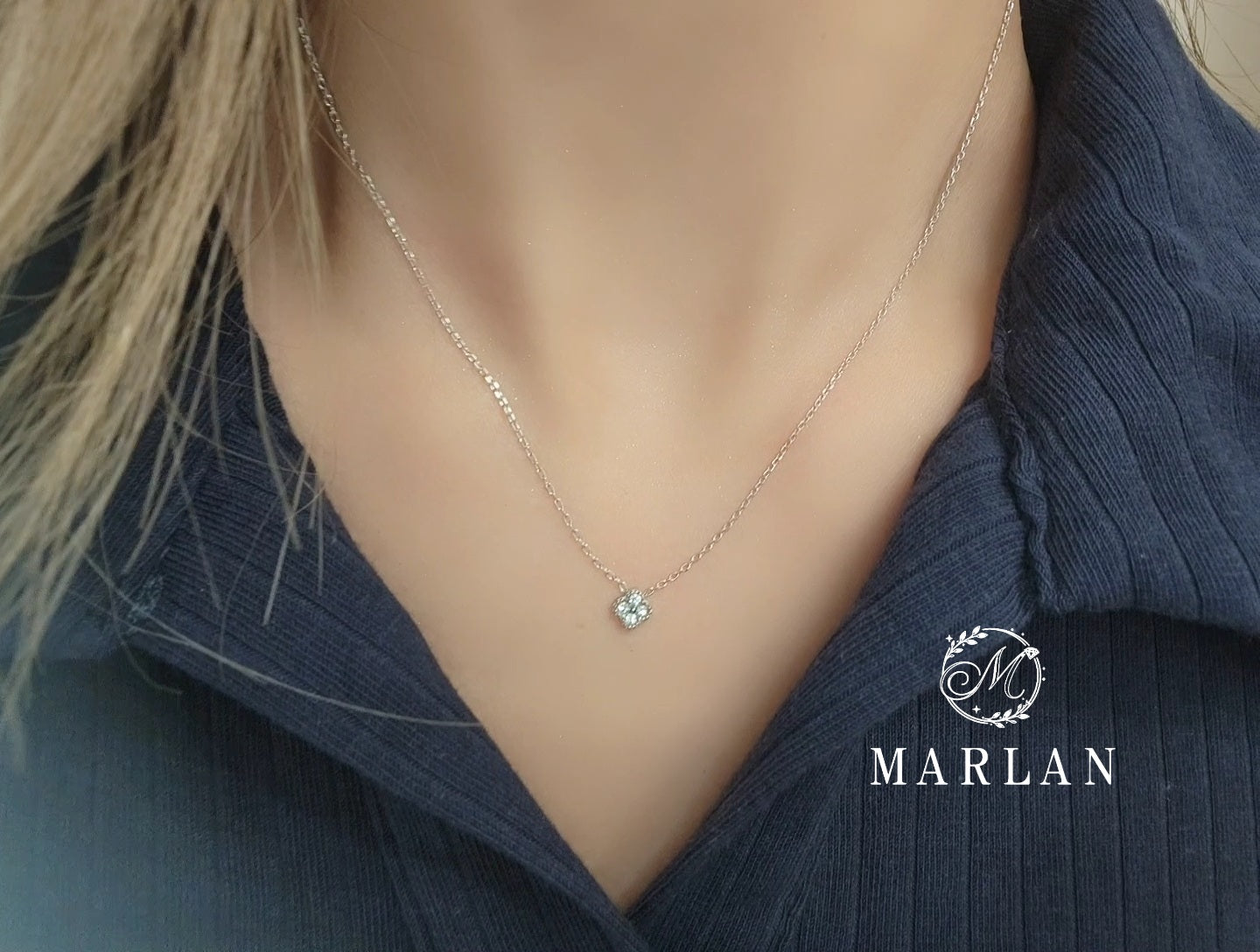 Mini Happiness Clover Necklace