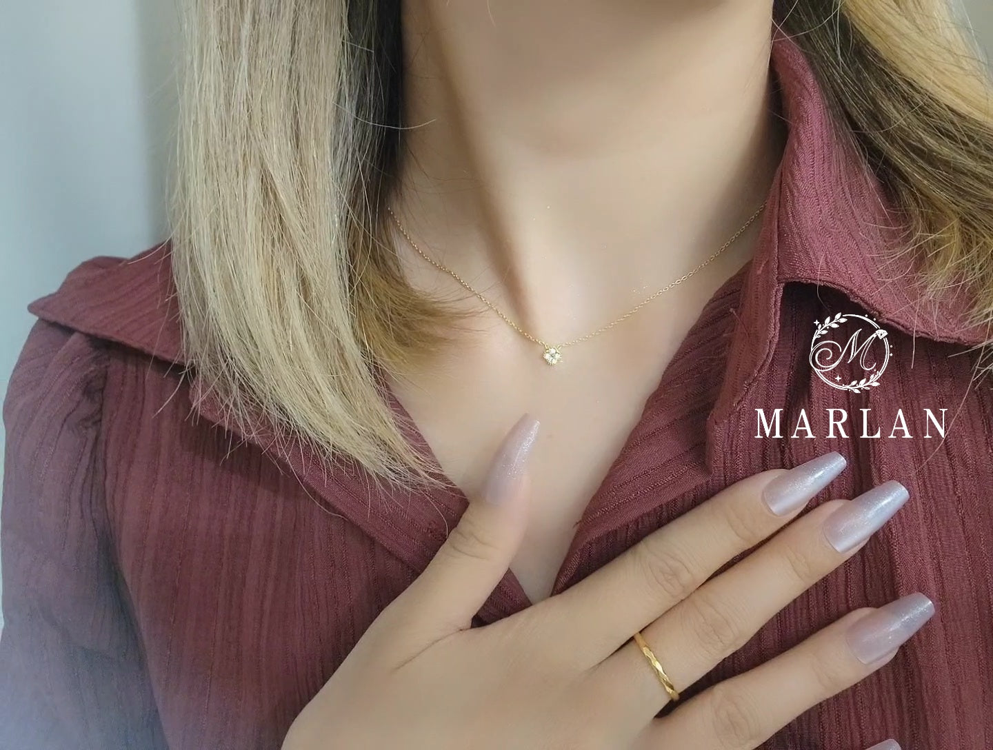 Mini Happiness Clover Necklace