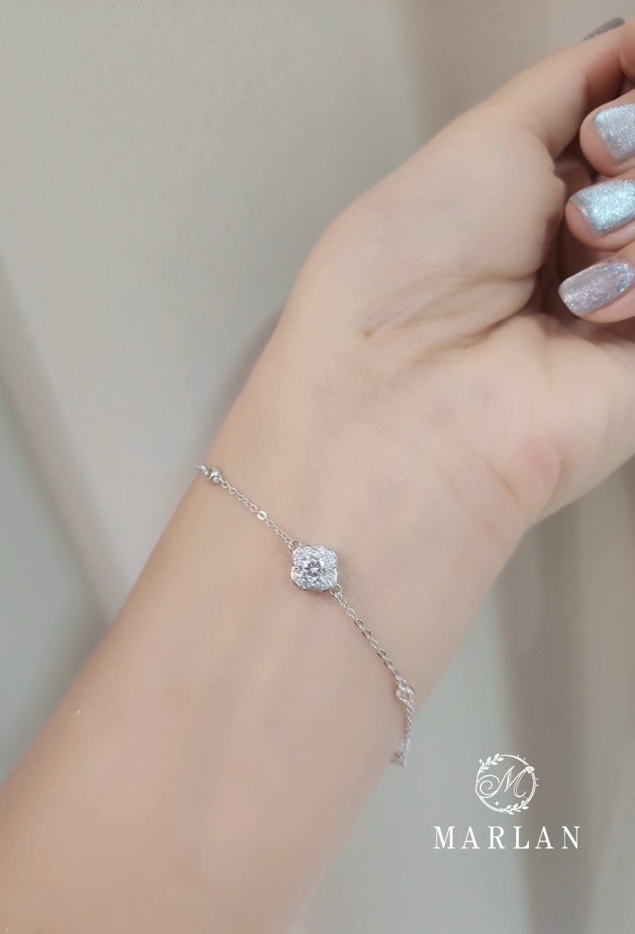 Moissanite Brilliant Flora Bracelet(0.5ct)