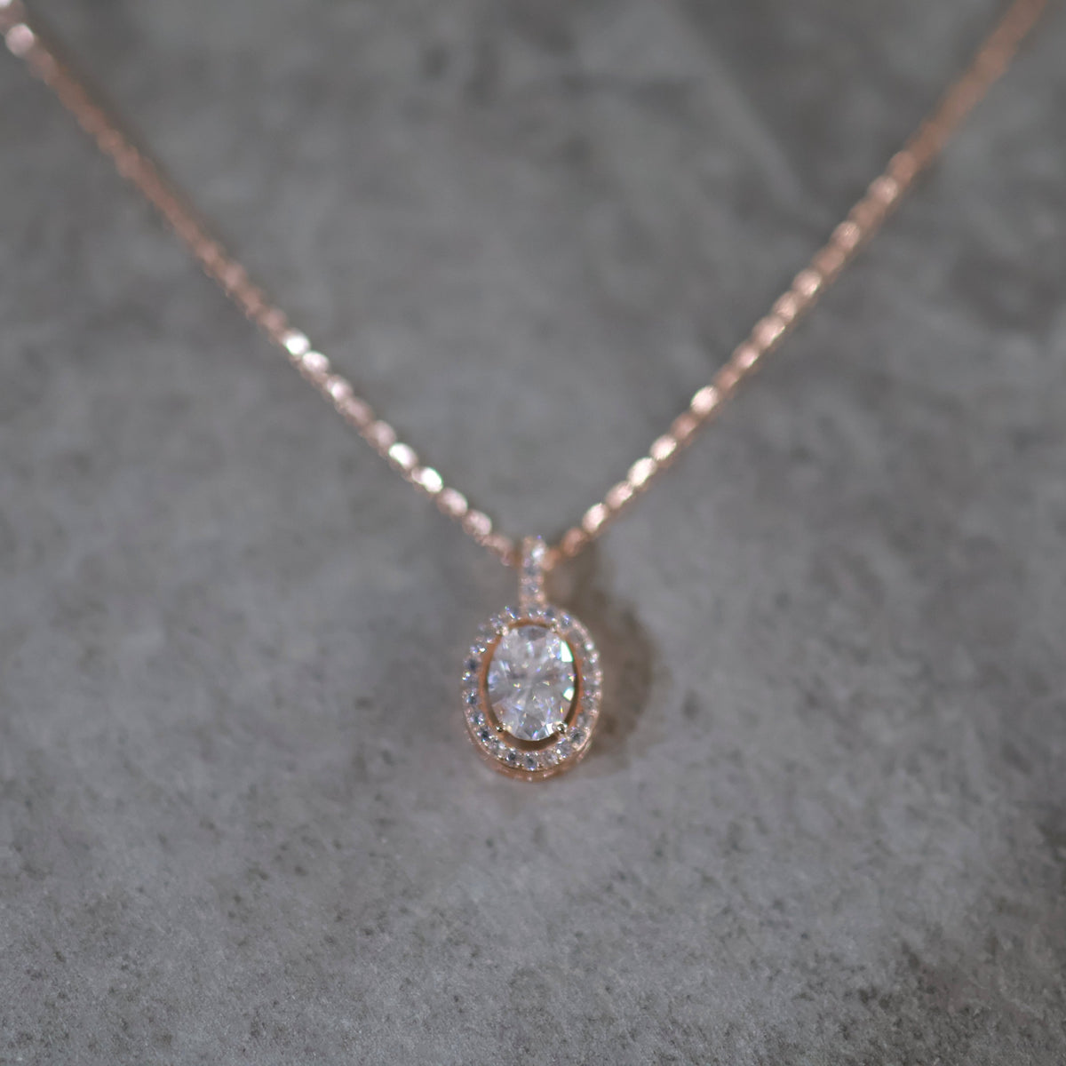 モアサナイト　ブリリアント　メリア　1ct　ネックレス